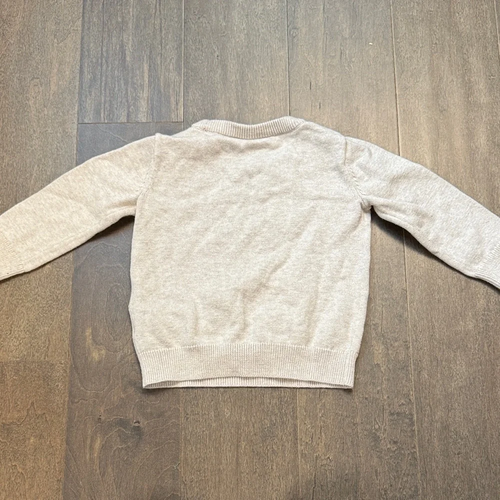 Baby Gap Disney Mickey Mouse 100% Cotton Knit Sweater 12-18 Months Gray